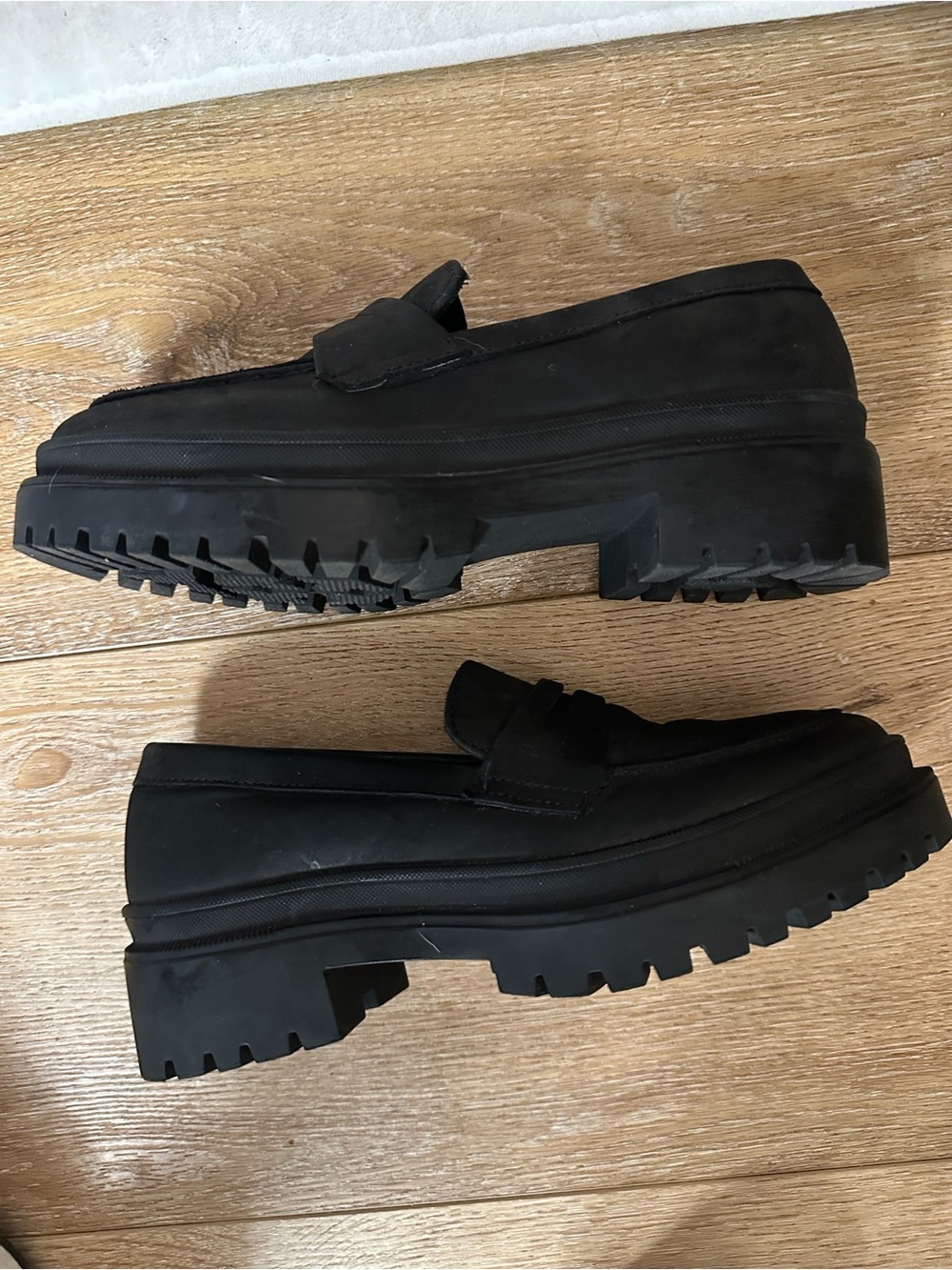 Portland Leather Black Zoe Sole Loafers